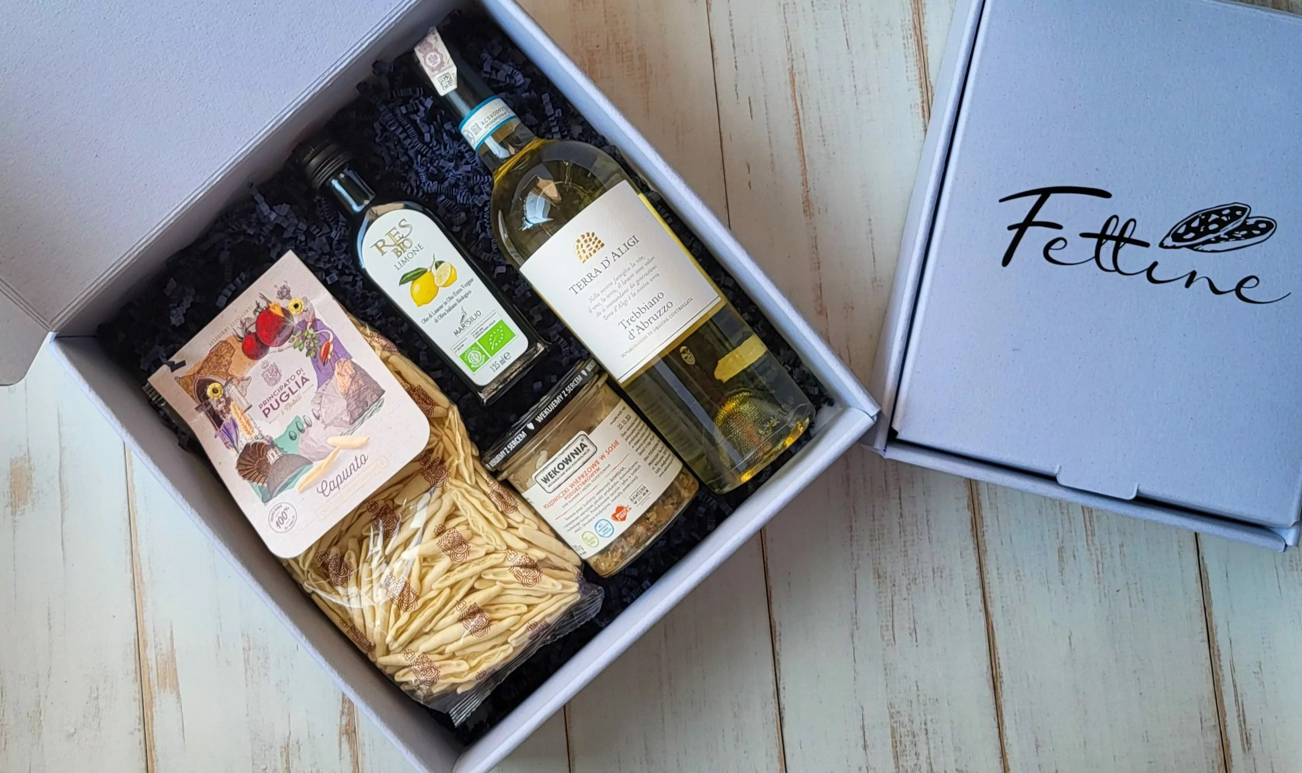 Dlaczego kuchnia włoska jest uwielbiana na całym świecie? 1 zestaw prezentowy trebbiano rotated